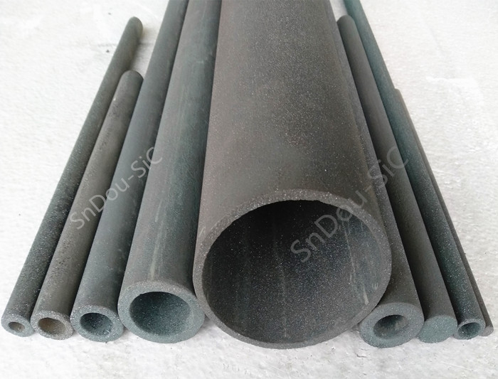 RSIC tubes recrystallized Silicon carbide tubes by china sndou sic ceramics factory ReSiC tubes.jpg